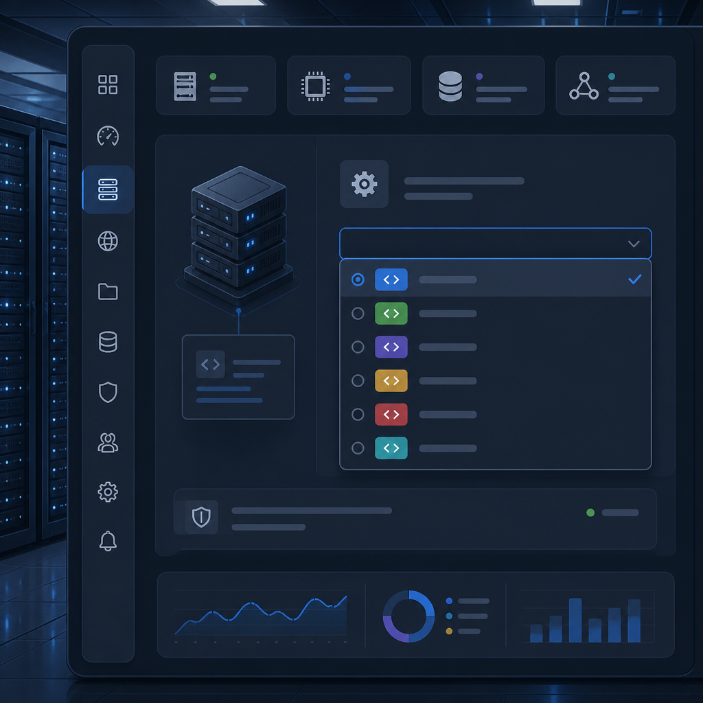 راهنمای عملی برای تنظیم نسخه php پنل کنترل