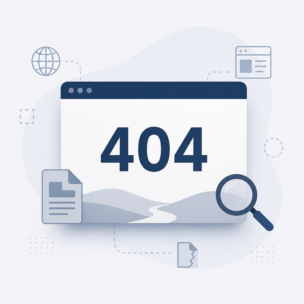 درک و مدیریت خطای 404 صفحه پیدا نشد در وب‌سایت