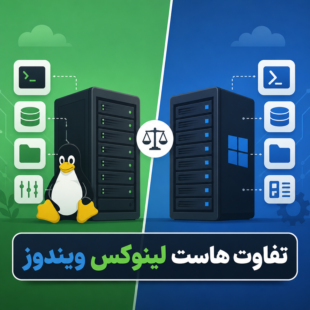 تفاوت هاست لینوکس ویندوز: راهنمای کامل و عملی برای انتخاب